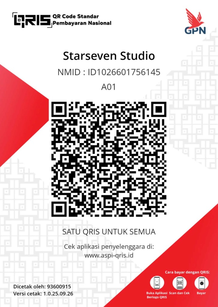 QRIS Starseven Studio
